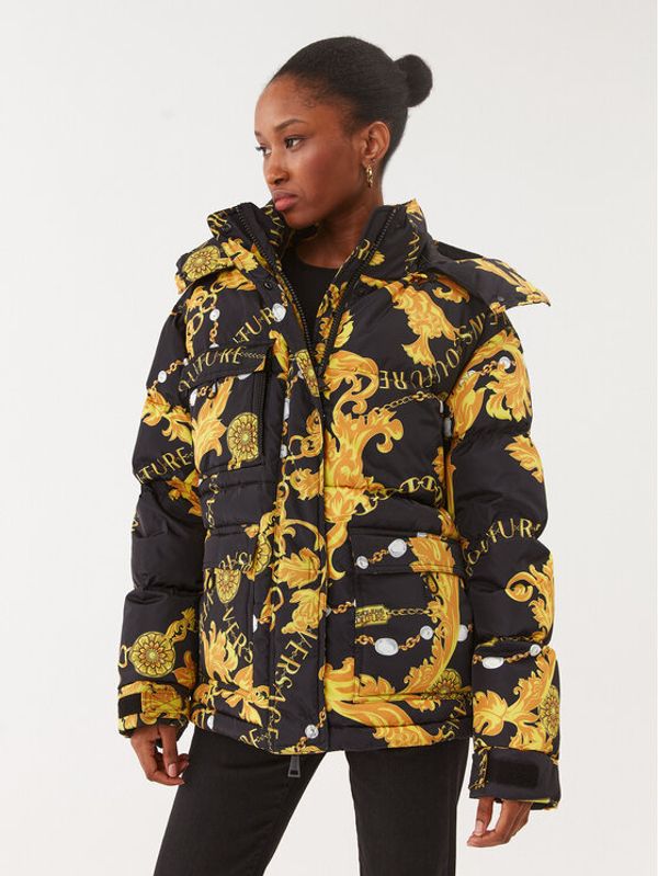 Versace Jeans Couture Versace Jeans Couture Пухено яке 75HAU403 Черен Regular Fit