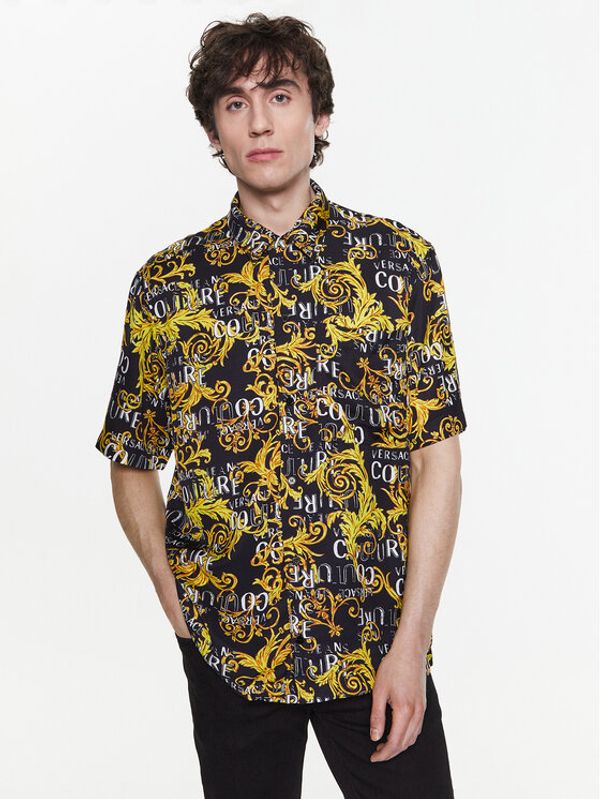 Versace Jeans Couture Versace Jeans Couture Риза 74GAL2B0 Черен Regular Fit