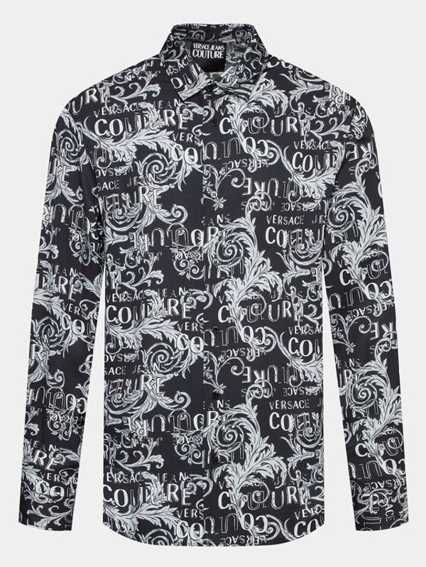 Versace Jeans Couture Versace Jeans Couture Риза 74GAL2R0 Сив Regular Fit