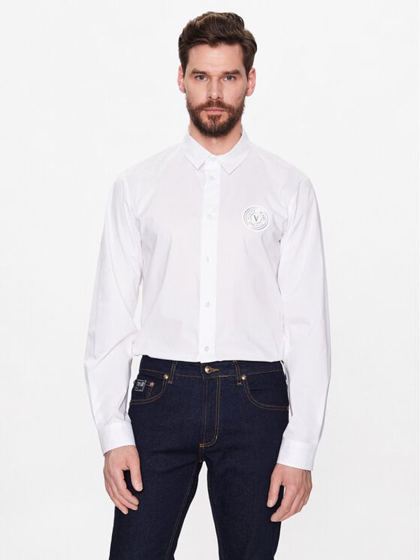 Versace Jeans Couture Versace Jeans Couture Риза 74GALYS2 Бял Regular Fit