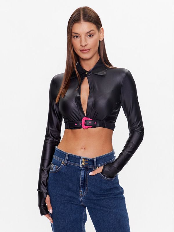 Versace Jeans Couture Versace Jeans Couture Риза 74HAH214 Черен Regular Fit