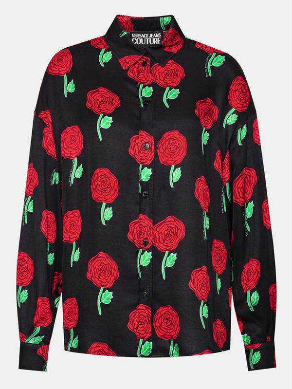 Versace Jeans Couture Versace Jeans Couture Риза 74HAL211 Черен Regular Fit