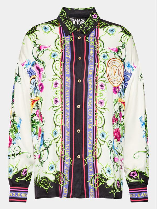 Versace Jeans Couture Versace Jeans Couture Риза 74HAL2B1 Бял Regular Fit