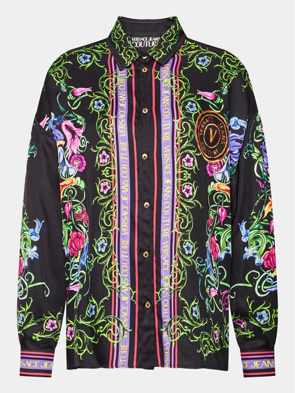 Versace Jeans Couture Versace Jeans Couture Риза 74HAL2B1 Черен Regular Fit