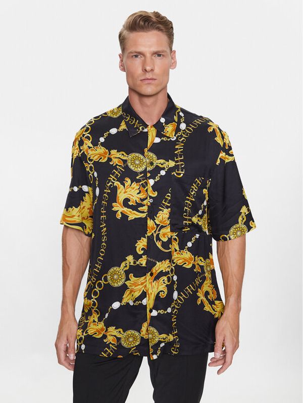 Versace Jeans Couture Versace Jeans Couture Риза 75GAL2B0 Черен Regular Fit