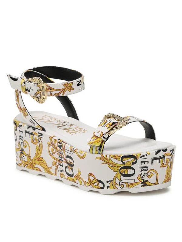 Versace Jeans Couture Versace Jeans Couture Сандали 74VA3S06 Бял