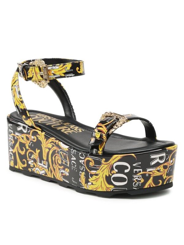 Versace Jeans Couture Versace Jeans Couture Сандали 74VA3S06 Черен