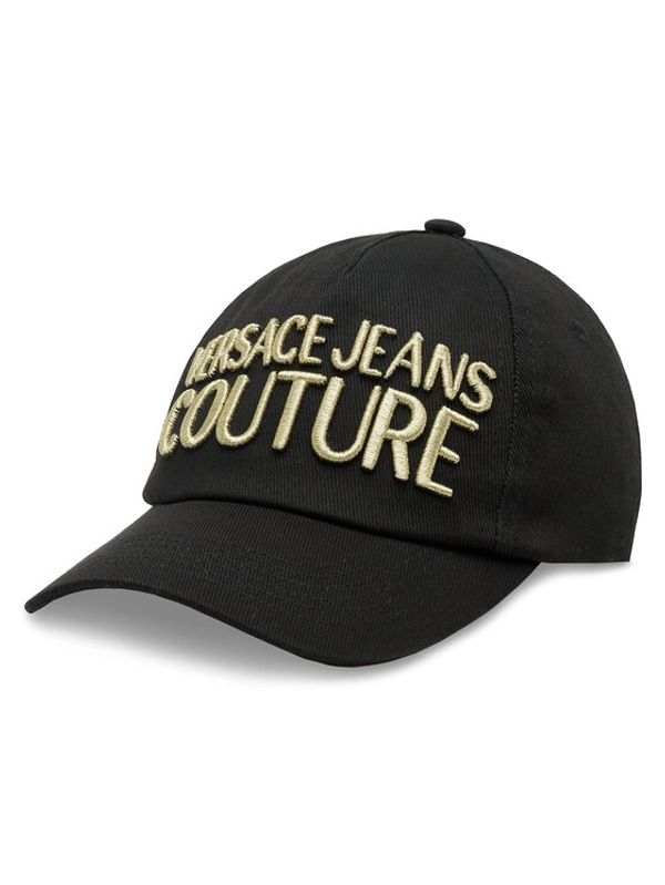 Versace Jeans Couture Versace Jeans Couture Шапка с козирка 74YAZK10 Черен
