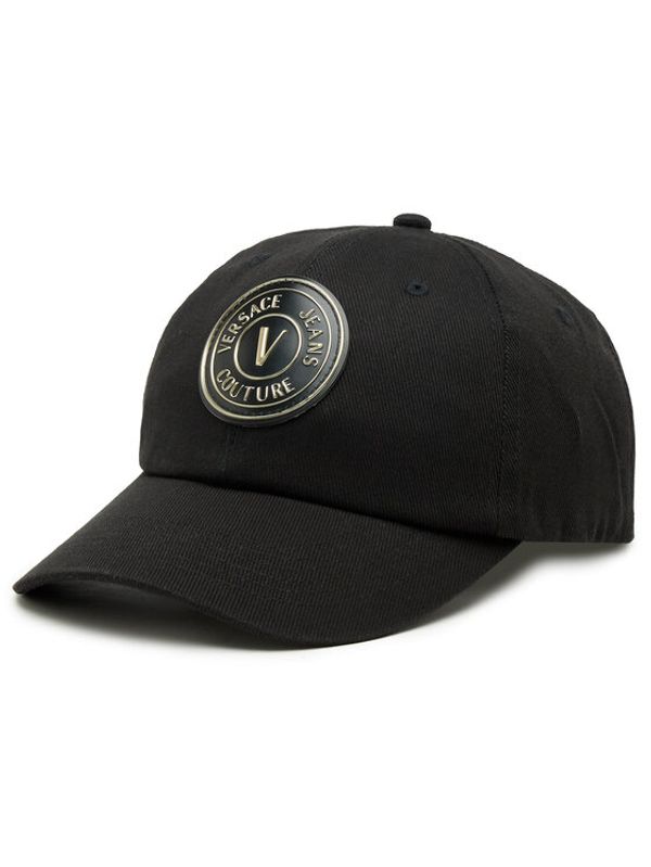 Versace Jeans Couture Versace Jeans Couture Шапка с козирка 74YAZK16 Черен