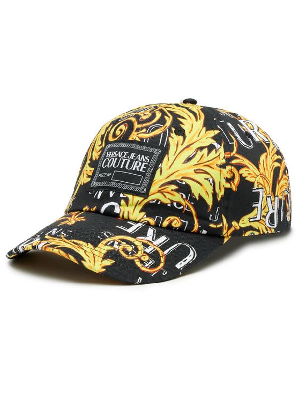 Versace Jeans Couture Versace Jeans Couture Шапка с козирка 74YAZK18 Черен