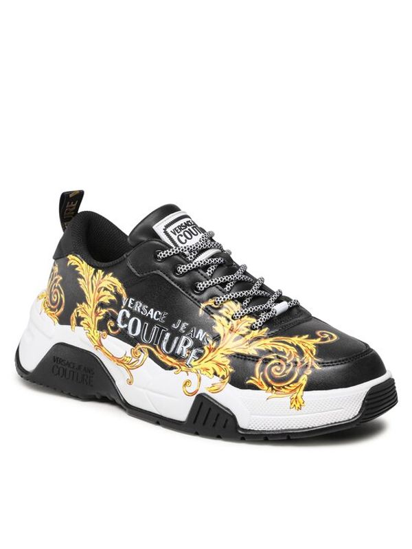 Versace Jeans Couture Versace Jeans Couture Сникърси 74YA3SF1 Черен