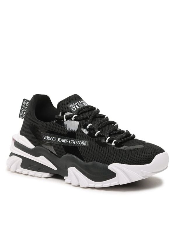 Versace Jeans Couture Versace Jeans Couture Сникърси 74YA3SI8 Черен