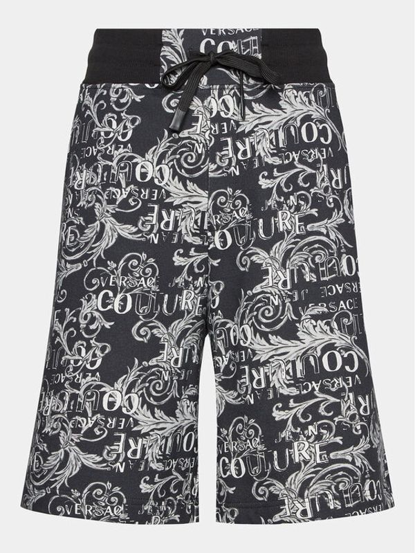 Versace Jeans Couture Versace Jeans Couture Спортни шорти 74GAD3B0 Черен Regular Fit