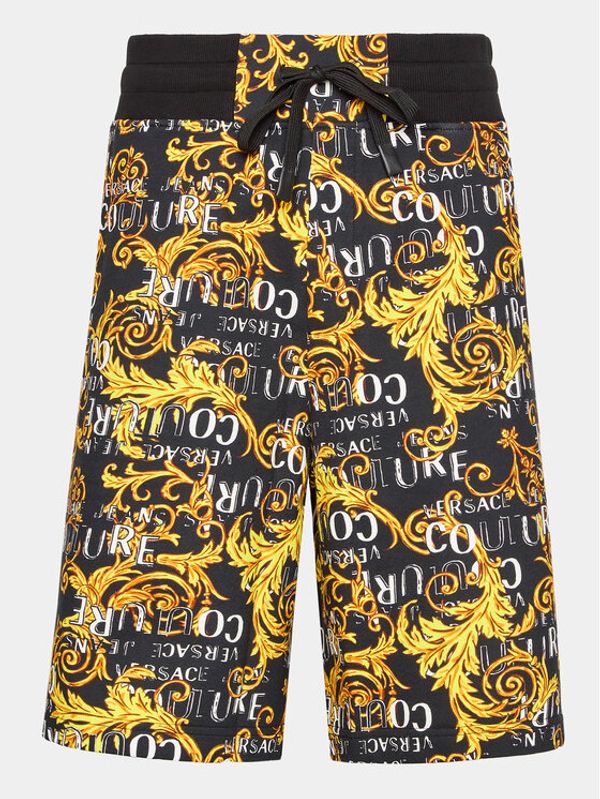 Versace Jeans Couture Versace Jeans Couture Спортни шорти 74GAD3B0 Черен Regular Fit