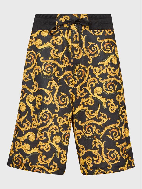 Versace Jeans Couture Versace Jeans Couture Спортни шорти 74GAD3B1 Черен Relaxed Fit