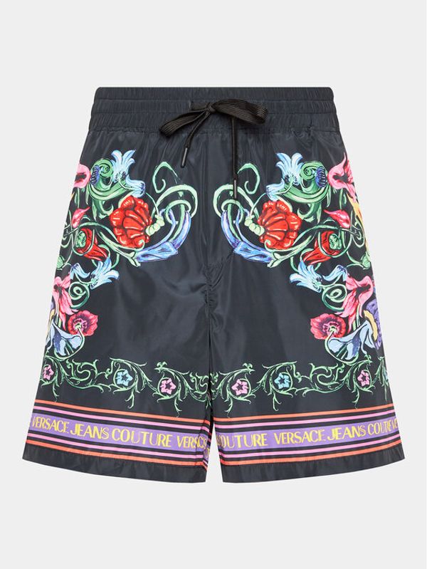 Versace Jeans Couture Versace Jeans Couture Спортни шорти 74GADD17 Черен Regular Fit