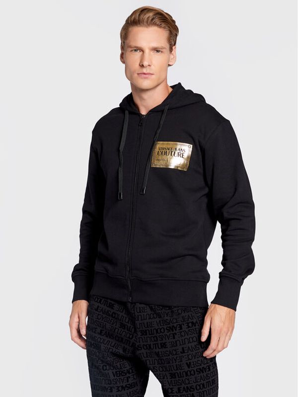 Versace Jeans Couture Versace Jeans Couture Суитшърт 73GAIG02 Черен Regular Fit