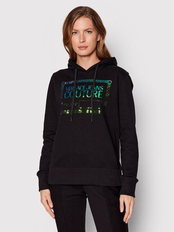 Versace Jeans Couture Versace Jeans Couture Суитшърт 73HAIF06 Черен Regular Fit