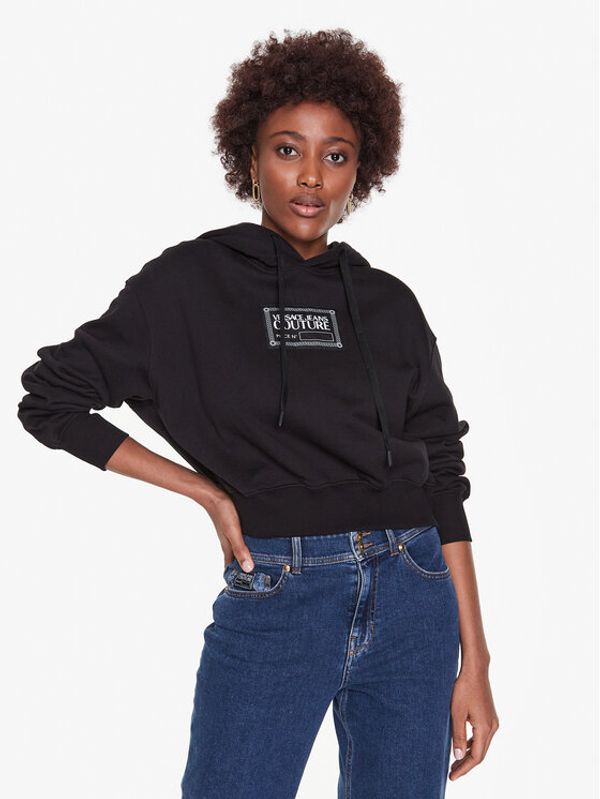 Versace Jeans Couture Versace Jeans Couture Суитшърт 73HAIT03vv Черен Regular Fit