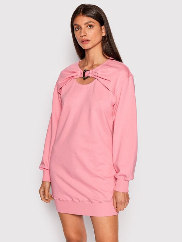 Versace Jeans Couture Versace Jeans Couture Суитшърт 73HAO978 Розов Relaxed Fit