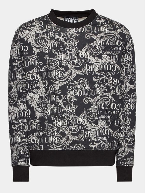 Versace Jeans Couture Versace Jeans Couture Суитшърт 74GAI3R0 Черен Regular Fit