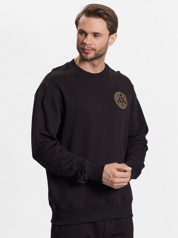 Versace Jeans Couture Versace Jeans Couture Суитшърт 74GAIT07 Черен Regular Fit