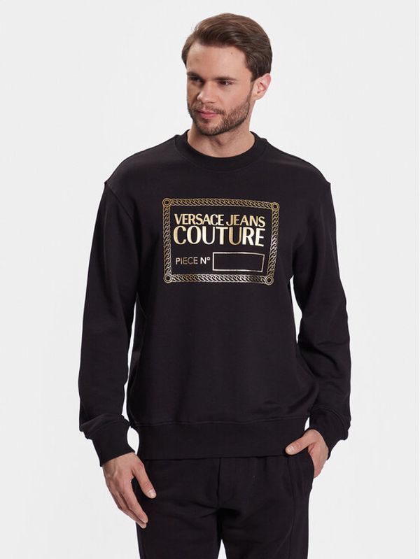 Versace Jeans Couture Versace Jeans Couture Суитшърт 74GAIT11 Черен Regular Fit