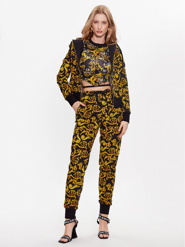 Versace Jeans Couture Versace Jeans Couture Суитшърт 74HAI306 Черен Regular Fit