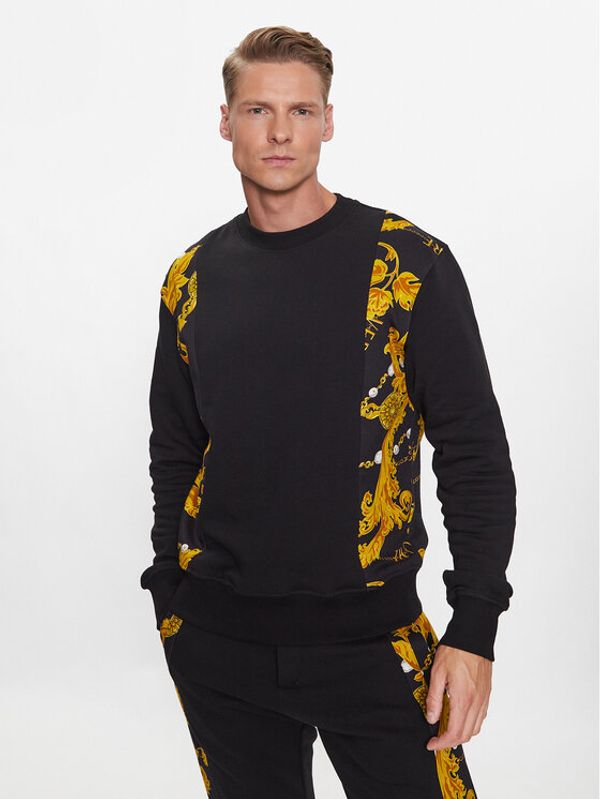 Versace Jeans Couture Versace Jeans Couture Суитшърт 75GAI316 Черен Regular Fit