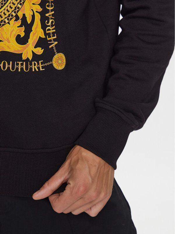 Versace Jeans Couture Versace Jeans Couture Суитшърт 75GAIF07 Черен Regular Fit
