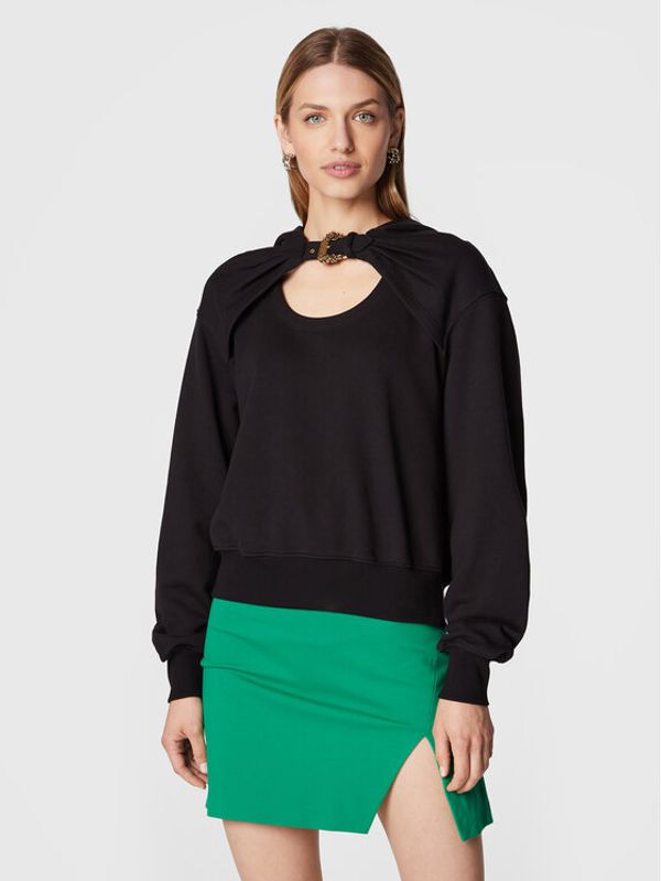 Versace Jeans Couture Versace Jeans Couture Суитшърт Basic 73HAI312 Черен Relaxed Fit