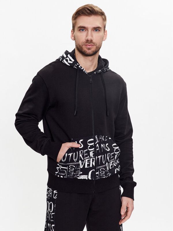 Versace Jeans Couture Versace Jeans Couture Суитшърт Logo 74GAI3Z2 Черен Regular Fit