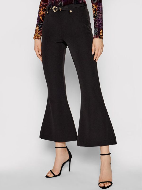 Versace Jeans Couture Versace Jeans Couture Текстилни панталони Flared 71HAA111 Черен Regular Fit