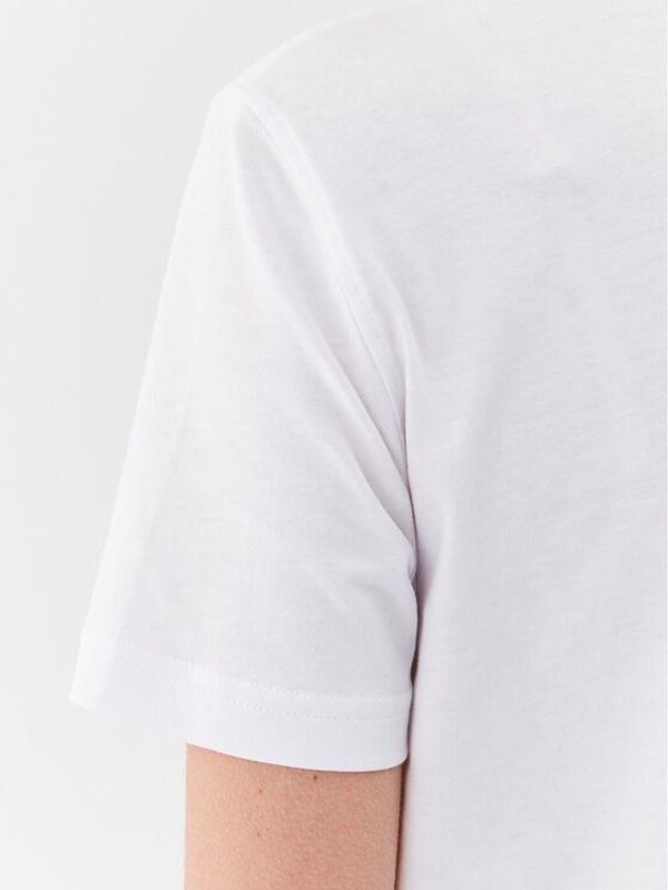 Versace Jeans Couture Versace Jeans Couture Тишърт 75HAHF07 Бял Regular Fit