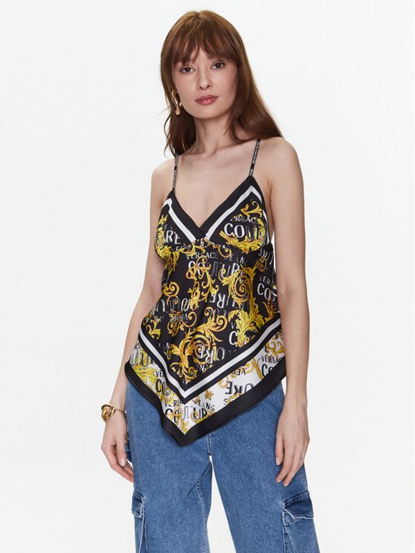 Versace Jeans Couture Versace Jeans Couture топ 74HAM2A5 Черен Regular Fit