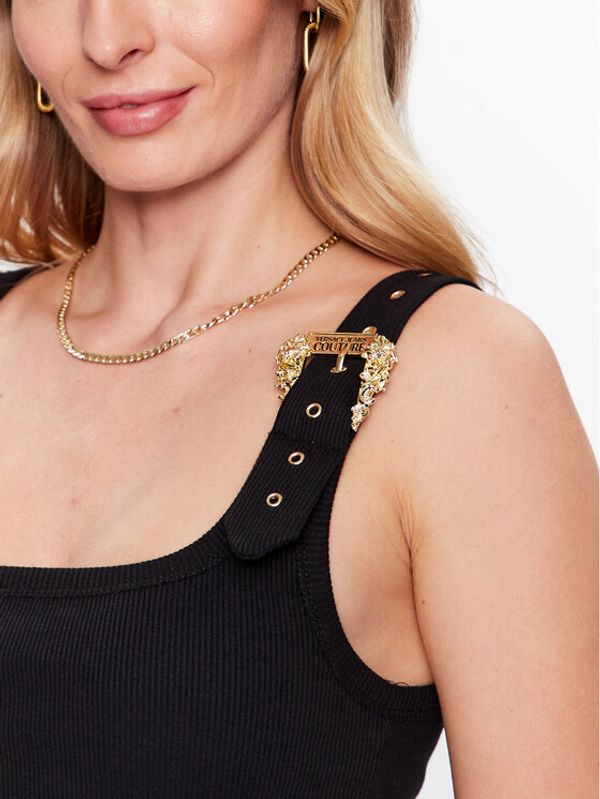 Versace Jeans Couture Versace Jeans Couture топ 74HAM619 Черен Regular Fit