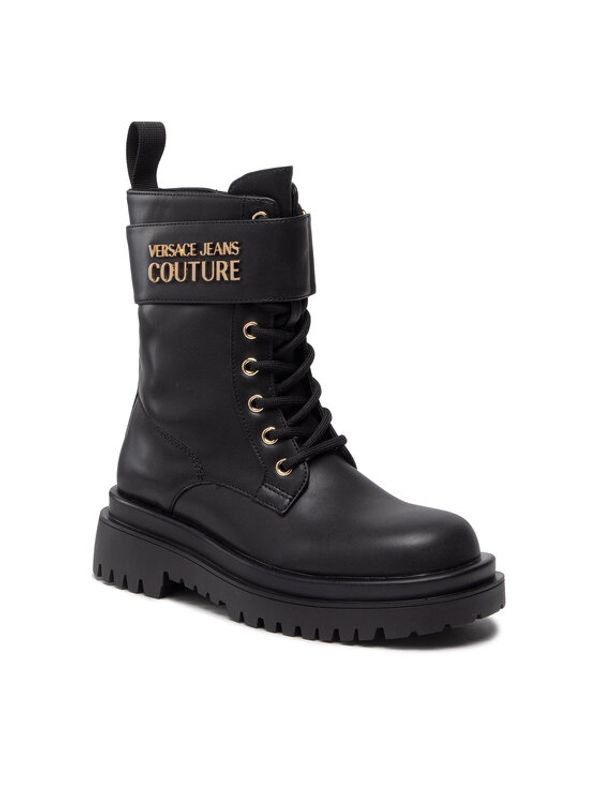 Versace Jeans Couture Versace Jeans Couture Туристически oбувки 73VA3S64 Черен