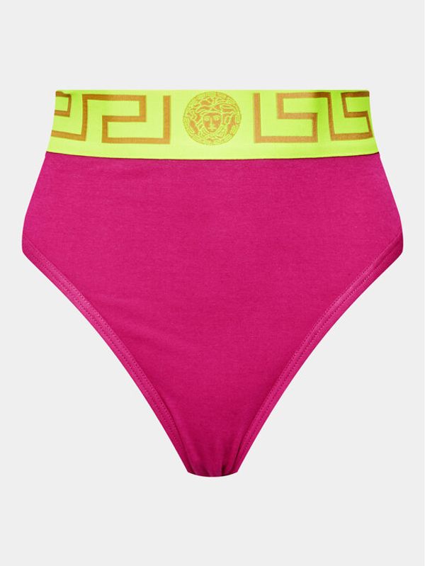 Versace Versace Класически бикини с висока талия AUD01050 Розов