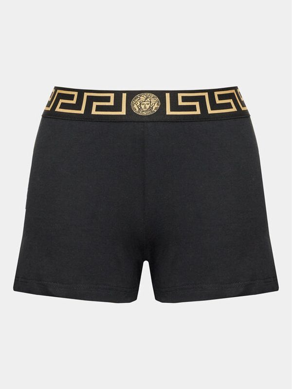 Versace Versace Пижамени шорти Topeka 1008599 Черен Slim Fit