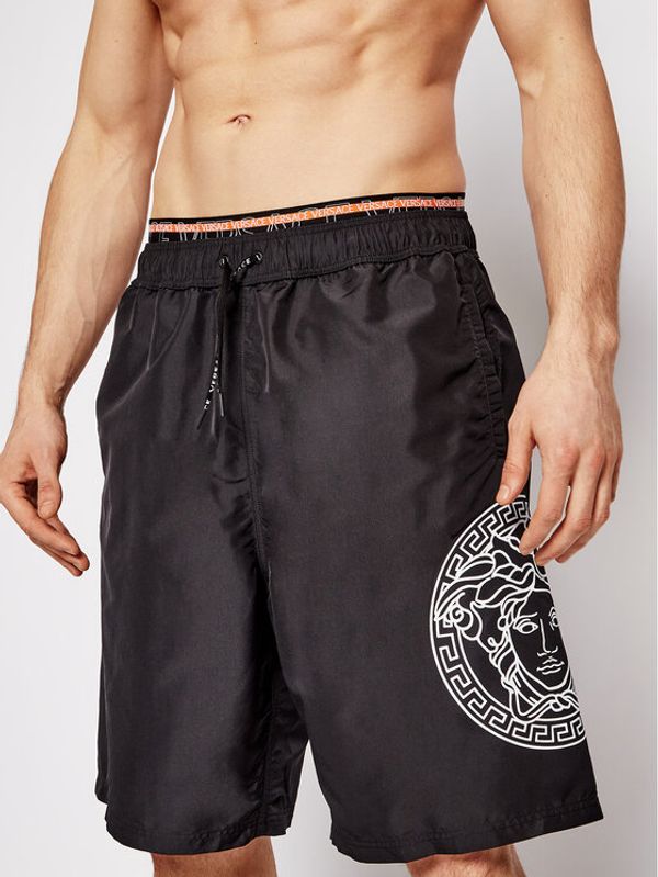 Versace Versace Плувни шорти ABU13010 Черен Regular Fit