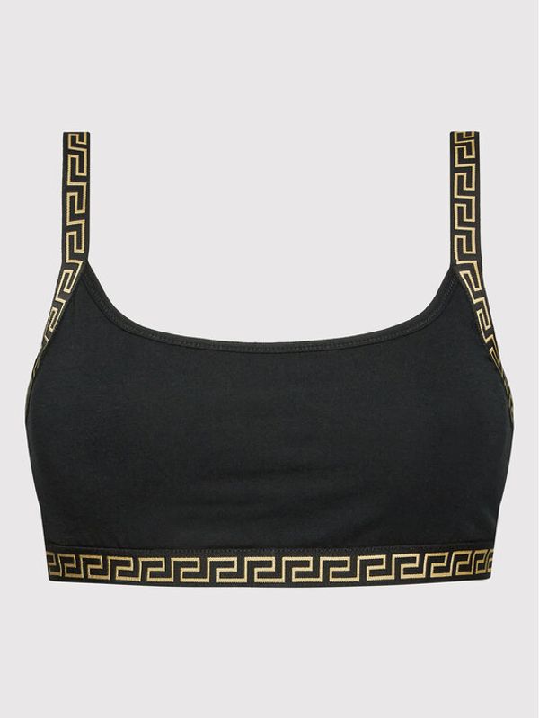 Versace Versace Сутиен-топ Greca 1003179 Черен
