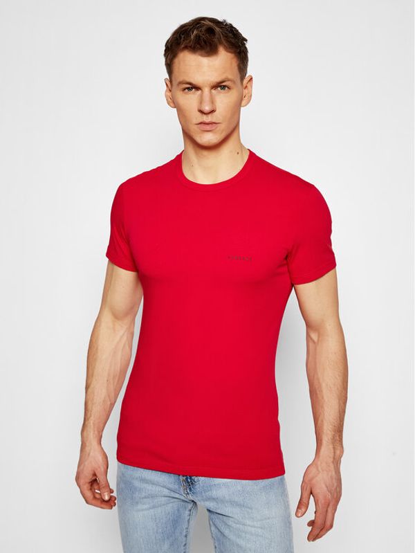 Versace Versace Тишърт Girocollo AUU04023 Червен Slim Fit
