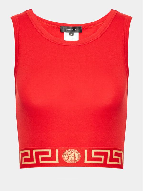 Versace Versace топ Topeka 1008598 Червен Slim Fit