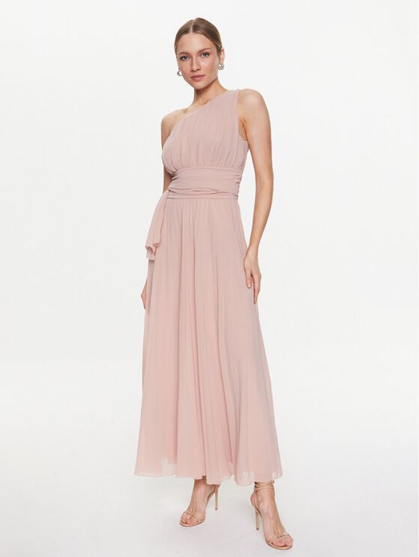 ViCOLO ViCOLO Официална рокля Abito TE0032 Бежов Regular Fit