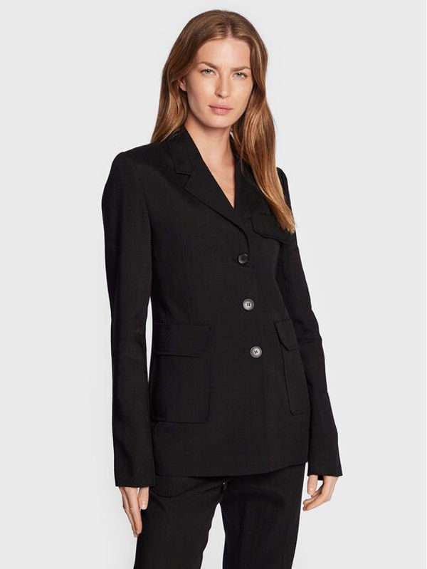 Victoria Victoria Beckham Victoria Victoria Beckham Блейзър 1322WJK003381B Черен Regular Fit