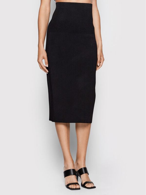 Victoria Victoria Beckham Victoria Victoria Beckham Пола тип молив 1222KSK003600A Черен Slim Fit