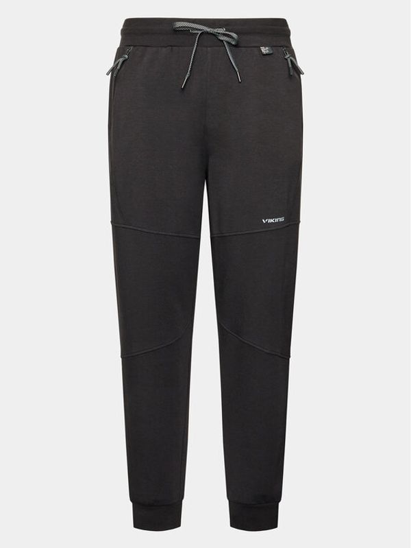 Viking Viking Долнище анцуг Bamboo Hazen Man 900/25/9998 Черен Regular Fit