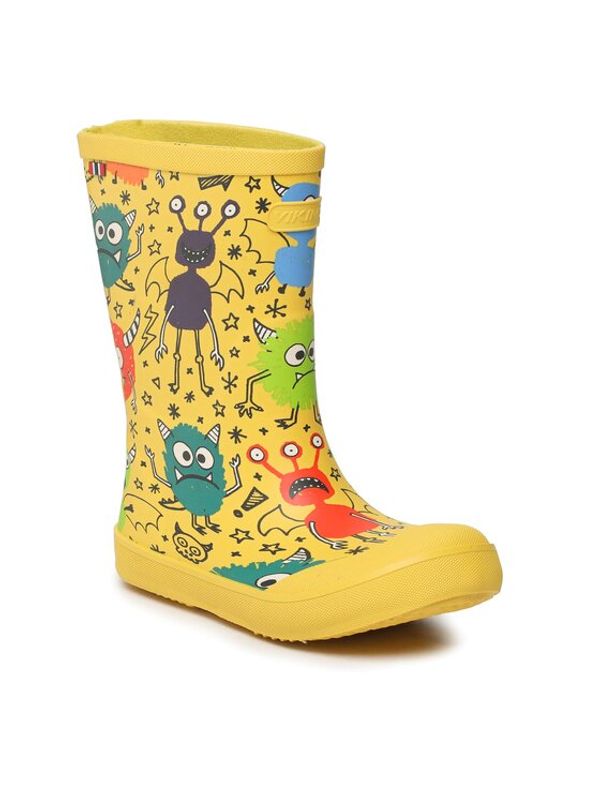 Viking Viking Гумени ботуши Indie Print 1-60120-1350 Жълт