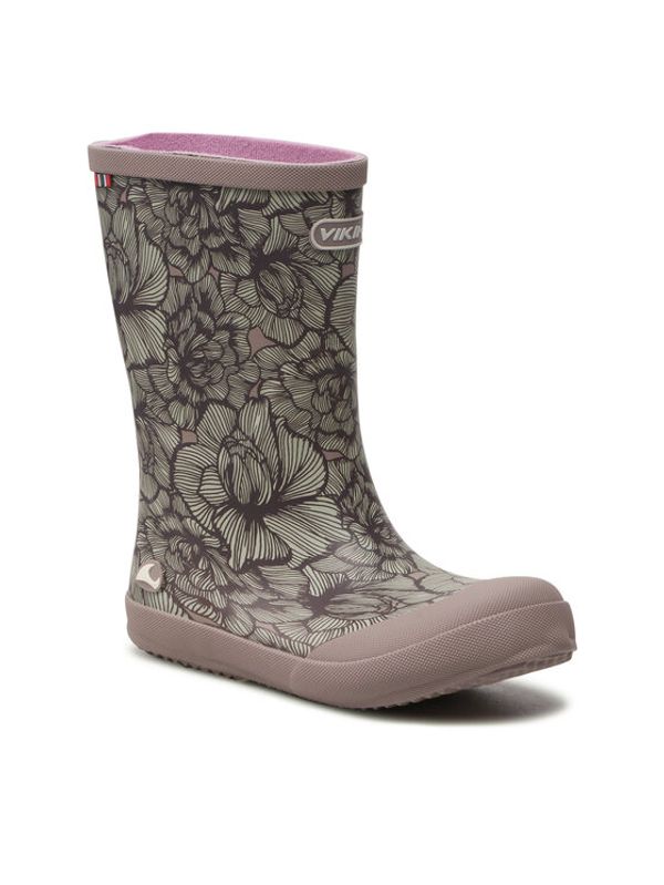 Viking Viking Гумени ботуши Indie Print 1-60120-9466 Розов