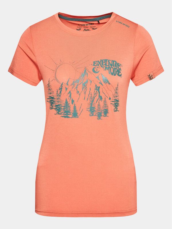 Viking Viking Тишърт Bamboo Hopi Lady 500/25/6656 Розов Regular Fit